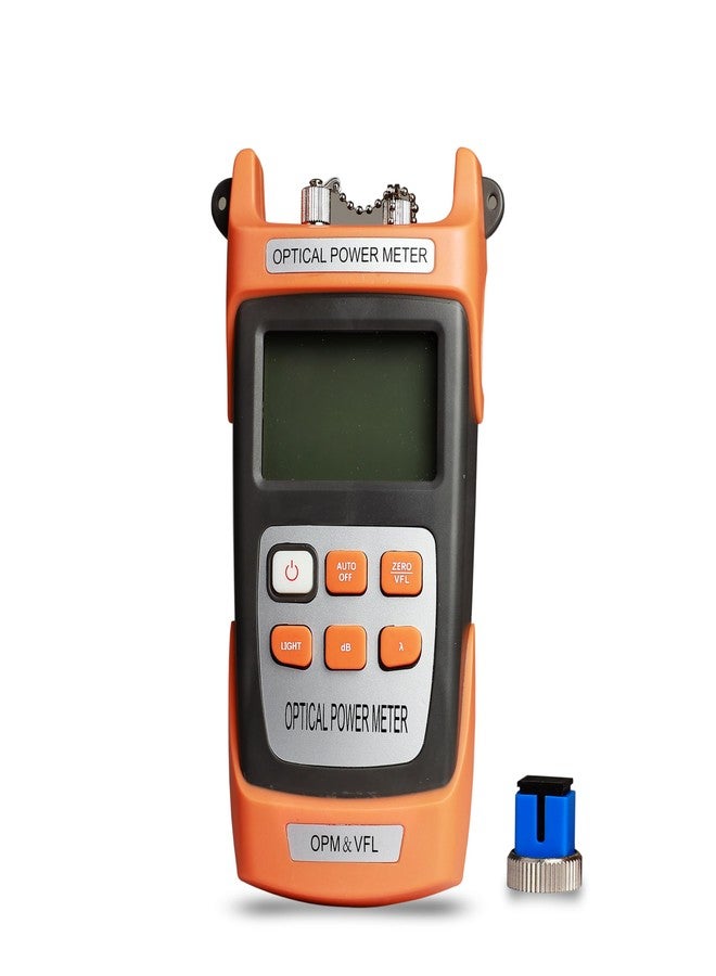 OPTROTECH ftth Fiber Optical Power Meter Fibre Optic Visual Tester 10 km Fiber Optical Power Meter High Precision Visual Fault Locater Fiber Optic Tool (ORANGE) - Image 1